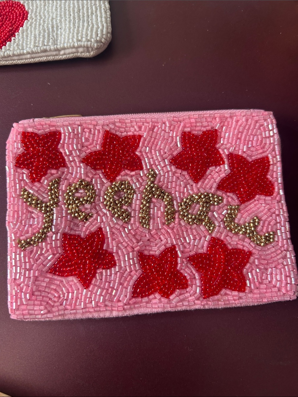 Beaded Coin Purse YEE HAW !  STARS! New!